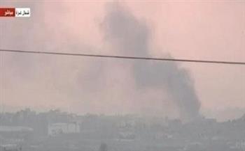 «القاهرة الإخبارية» تنشر صورًا مباشرة لقصف إسرائيلي لشمال غزة