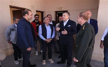 وزير السياحة يتفقد مدخل منطقة آثار سقارة الجديد والمخزن المتحفي