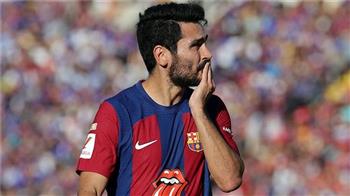  إصابة لاعب برشلونة في الرأس قبل مواجهة لاس بالماس بالدوري الإسباني