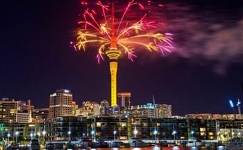 نيوزيلندا تحتفل بقدوم العام الجديد
