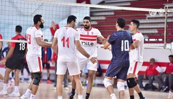 الزمالك يفوز على المقاولون العرب في دوري كرة الطائرة 