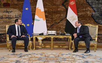 متحدث الرئاسة يكشف تفاصيل لقاء الرئيس السيسي بنظيره القبرصي