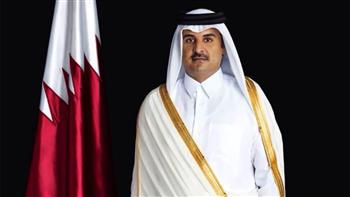 أمير قطر يشكر مصر على التعاون الوثيق لتحقيق الهدنة الإنسانية في غزة 