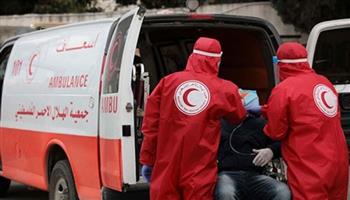 الهلال الأحمر الفلسطيني: استشهاد 5 مسعفين من طواقمنا وإصابة 26 