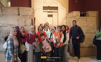 تلاميذ المدارس في المتحف المصري بالتحرير احتفالًا باليوم العالمي للطفل