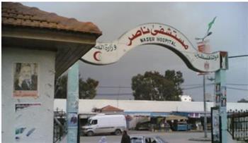 الاحتلال الإسرائيلي يستهدف محيط مستشفى ناصر في خان يونس