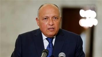 وزير الخارجية: ننسق مع الشركاء لوقف العدوان على غزة