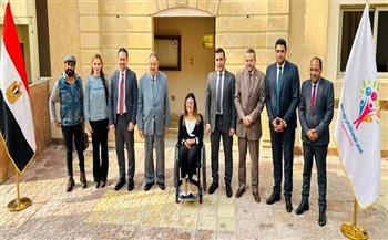 إيمان كريم تستقبل رئيس بعثة الجامعة العربية لمتابعة الانتخابات الرئاسية 