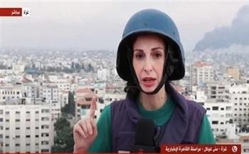 إعدامات ميدانية أمام الأطفال.. مراسلة «القاهرة الإخبارية» تكشف فظائع جيش الاحتلال بغزة
