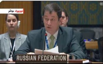 مندوب روسيا بالأمم المتحدة: إسرائيل تتحمل مسئولية تأمين الحياة الأساسية في غزة