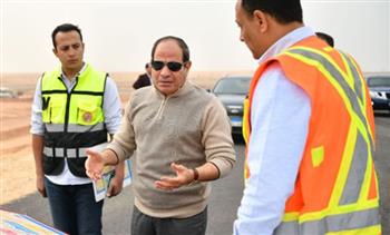 تفاصيل جولة الرئيس السيسي التفقيدية للأعمال الإنشائية بمحاور القاهرة الكبرى