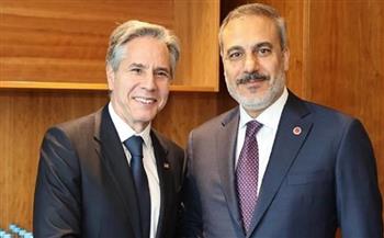 وزيرا خارجية تركيا وأمريكا يبحثان تطورات مفاوضات السلام بين أذربيجان وأرمينيا