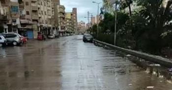 محافظة الغربية تتعرض لسقوط أمطار غزيرة وحالة من الطقس السيئ