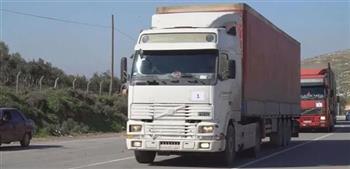 الأردن يعلن وصول أول قافلة مساعدات برية إلى سوريا
