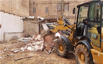 الأجهزة التنفيذية بالإسكندرية تشن حملات لإزالة أعمال البناء المخالف