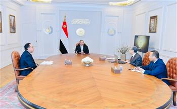 الرئيس السيسي يجتمع برئيس الوزراء ووزير الكهرباء لمتابعة المشروعات الجاري تنفيذها 