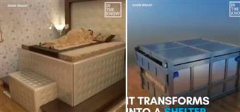 يشبه القبر.. ابتكار سرير مقاوم للزلازل «فيديو»