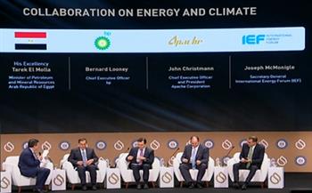 الرئيس السيسي يشهد جلسة حوارية بشأن أهم قضايا الطاقة العالمية (فيديو)