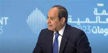 الرئيس السيسي: «الدولة لما تقع صعب رجوعها ومصر رجعت بإرادة ربنا»