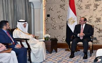 الرئيس السيسي يبحث مع رئيس البنك الإسلامي للتنمية التعاون في القطاعات الاقتصادية والاجتماعية