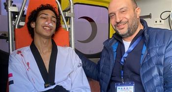 مصطفى فرج يحصل على ذهبية بطولة مصر الدولية للتايكوندو رغم الإصابة