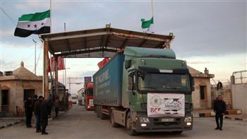 الأمم المتحدة تدخل 22 شاحنة مساعدات إنسانية إلى شمال سوريا لمنكوبي الزلزال