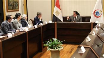 وزير الصحة يستقبل الممثل المقيم لبرنامج الأمم المتحدة الإنمائي في مصر