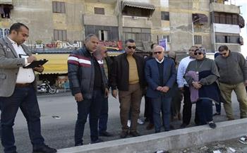 محافظ بورسعيد يوجه بتكثيف أعمال تطوير منطقة شباب المدينة بحي الزهور