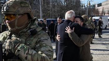 "سي إن إن": بايدن يغادر كييف بعد زيارة قصيرة لأوكرانيا