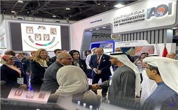 رئيس دولة الإمارات يتفقد معرض الهيئة العربية للتصنيع بمعرض آيدكس أبوظبي ٢٠٢٣