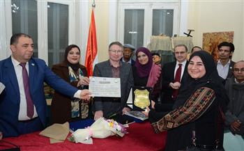افتتاح معرض اتحاد شباب العرب في البيت الروسي