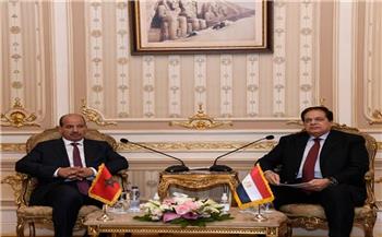 وكيل «النواب» يلتقي رئيس مجلس المستشارين المغربي لبحث التعاون المشترك 
