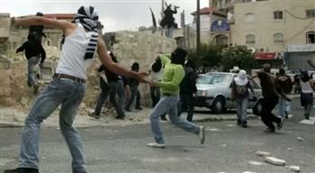 إصابة فلسطينيين بالرصاص الحي خلال مواجهات مع القوات الإسرائيلية شمال رام الله