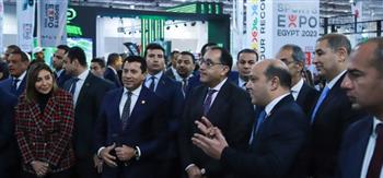 رئيس الوزراء ووزير الرياضة يتفقدان جناح اتحاد الجمباز  بمعرض إكسبو 2023 