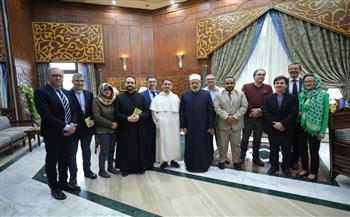 شيخ الأزهر يستقبل أعضاء مكتب «بلوريال» الباحثين في شؤون الإسلام بأوروبا 