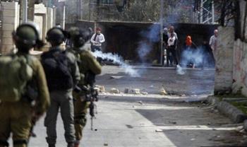 إصابات بالاختناق في مواجهات مع الاحتلال الاسرائيلي ببلدة تقوع