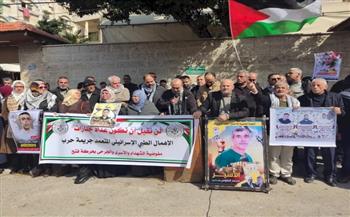 وقفات احتجاجية فى قطاع غزة تضامنا مع الأسرى في سجون الاحتلال الاسرائيلى