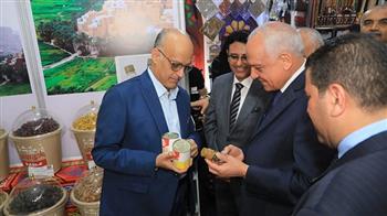 محافظ الجيزة وسفير اليمن يفتتحان معرض أهلا رمضان بالدقي