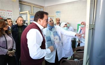 ضمن جولته بدمياط.. وزير الصحة يوجه برفع كفاءة مستشفى كفر سعد المركزي 