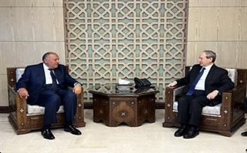 بعد لقائه مع الأسد.. وزير الخارجية يعقد جلسة مباحثات مع نظيره السوري