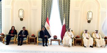 جلسة مباحثات مصرية قطرية موسعة برئاسة رئيسي وزراء البلدين