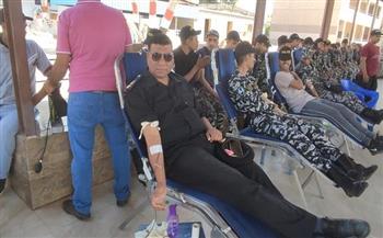 مديرية أمن الأقصر تنظم حملة للتبرع بالدم في صفوف رجال الشرطة