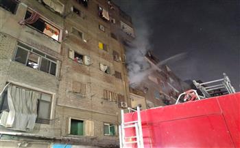 السيطرة على حريق في شقة سكنية بعين شمس (صور)