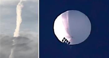 بسبب منطاد صيني للتجسس.. انفجار غامض في سماء مونتانا الأمريكية (فيديو)