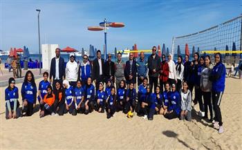 انطلاق البطولة الشاطئية الأولى لكرة الطائرة في البحر الأحمر 