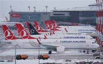 شركات طيران تركية تلغي رحلاتها اليوم لسوء الأحوال الجوية