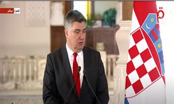 الرئيس الكرواتي: نتضامن مع الشعبين التركي والسوري جراء الزلزال المدمر