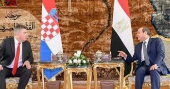 التوافق المصري الكرواتي على دفع التعاون الاقتصادي أبرز ما تناولته الصحف اليوم