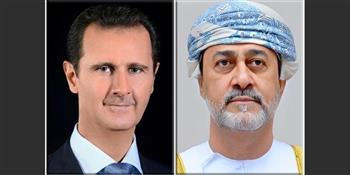 سلطان عمان في اتصال مع الرئيس الأسد: سنقف مع سوريا في كل ما يلزم لتخطي هذه المحنة