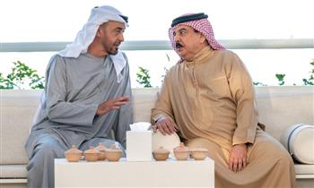 ملك البحرين يلتقي رئيس الإمارات